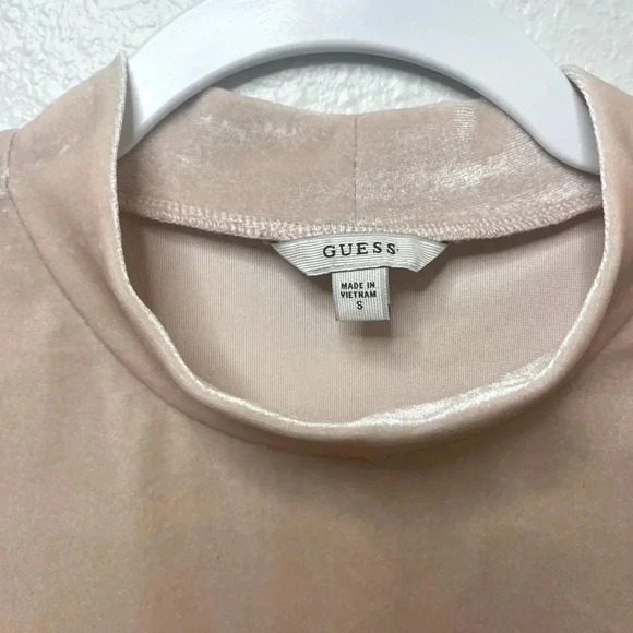 ☀️Guess Pink Velvet Bodysuit - Picture 2 of 6